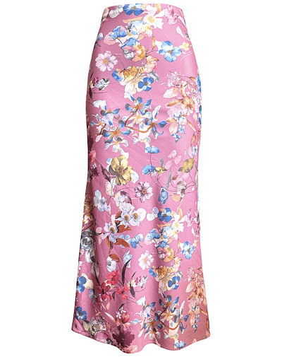 FALDA LORENZA SATIN PRADERA PINK