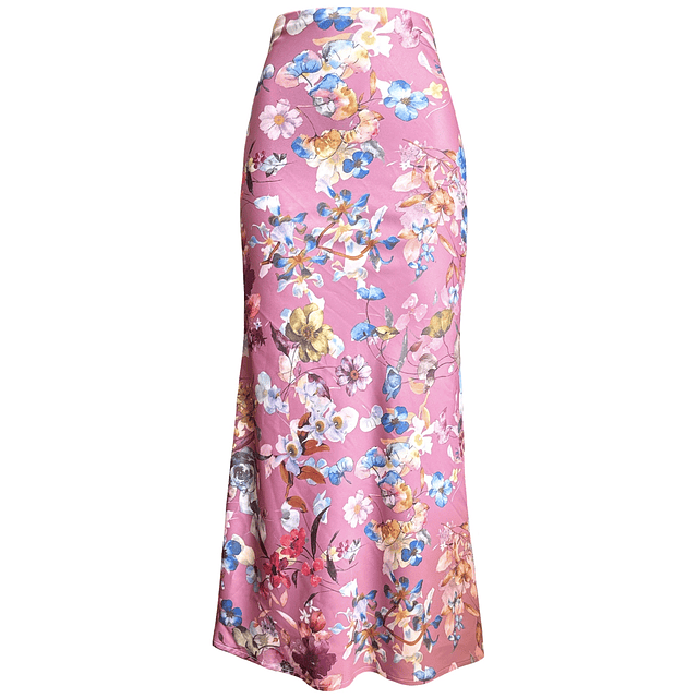 FALDA LORENZA SATIN PRADERA PINK