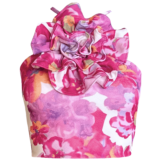 TOP HALTER RAFAELA PINK SPRING 