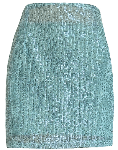 FALDA DOROTHY LENTEJUELAS AQUA 