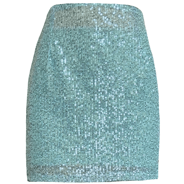 FALDA DOROTHY LENTEJUELAS AQUA 