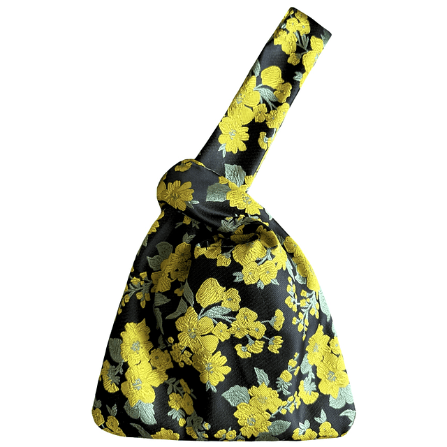 BOLSO JAPONES KAORI BLOSSOM YELLOW