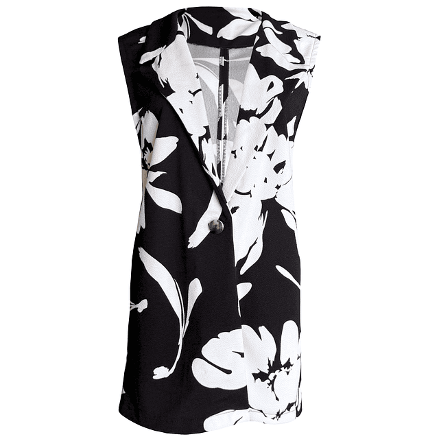 BLAZER CASSANDRA WHITE FLOWERS 