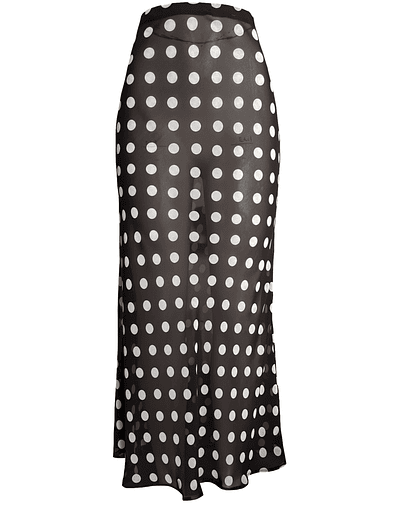 FALDA LORENZA GASA POLKA DOTS 