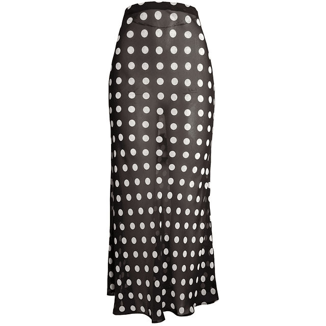 FALDA LORENZA GASA POLKA DOTS 
