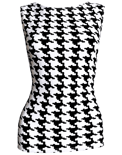 TOP ARALIA PIED DE POULE 