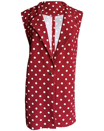 BLAZER CASSANDRA POLKA DOTS RED 