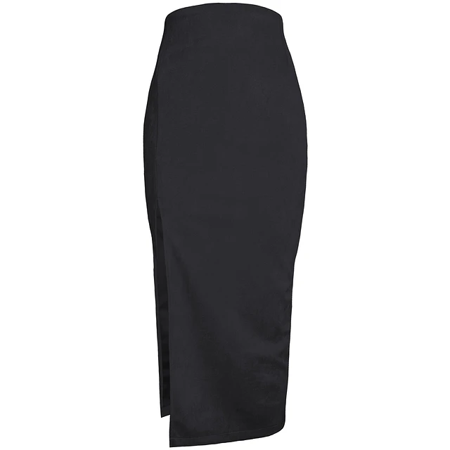 FALDA BRUNA GAMUZA NEGRO 