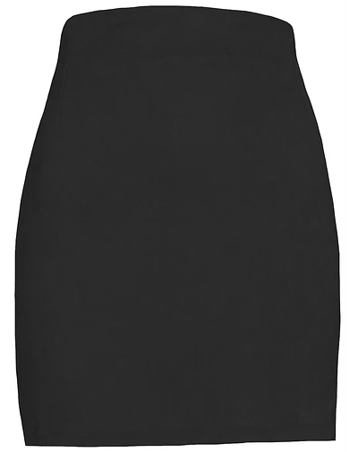 FALDA GRETA GAMUZA NEGRO