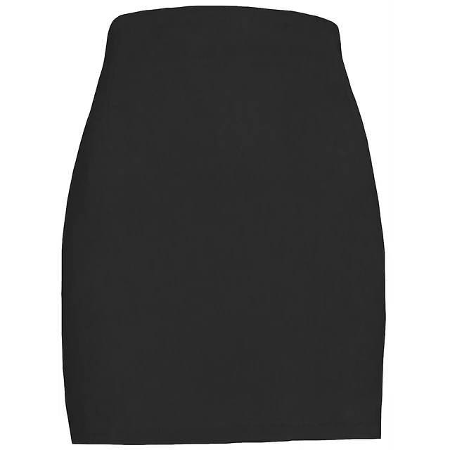 FALDA GRETA GAMUZA NEGRO