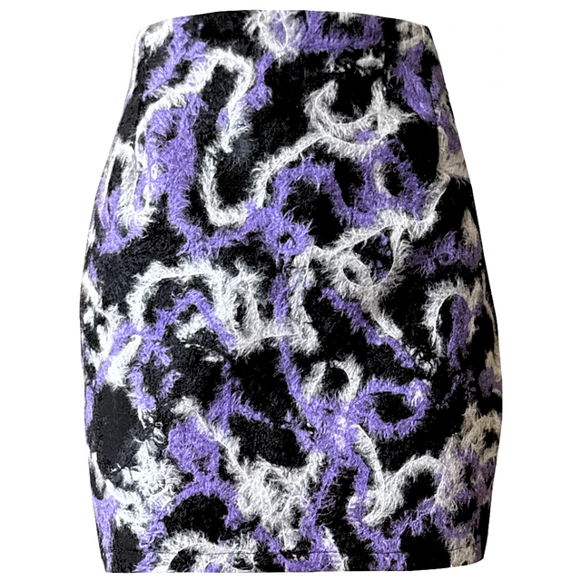 FALDA GALIA PAÑO NEBULOSA LILA 