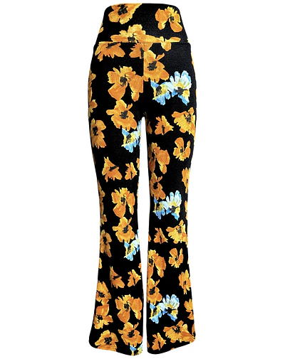 FLARE PANT FIORELLA YELLOW SPRING 