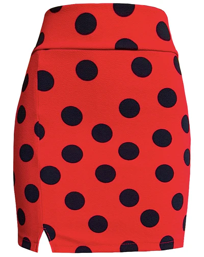 FALDA EMILIA POLKA DOTS LADYBUG
