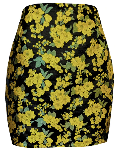 FALDA GALIA BLOSSOM YELLOW 