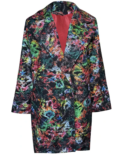 CHAQUETON KATARINA PAÑO GARDEN MULTICOLOR 