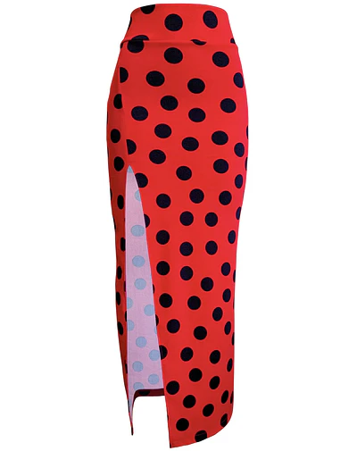 FALDA LEONORA POLKA DOTS LADYBUG