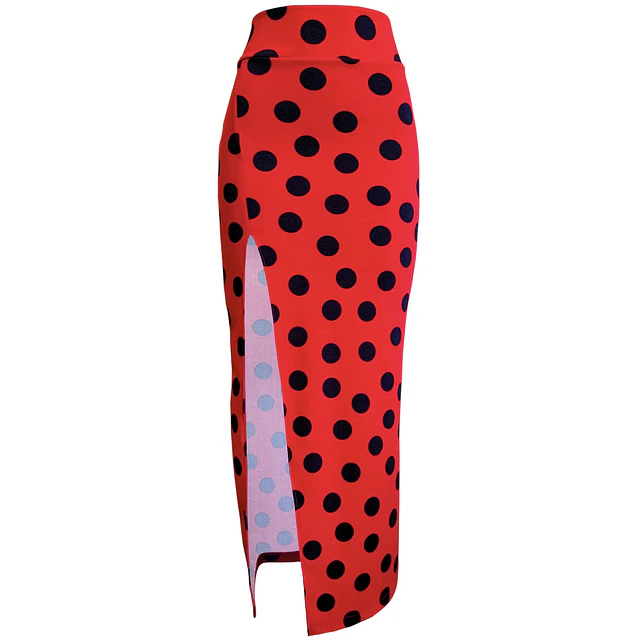 FALDA LEONORA POLKA DOTS LADYBUG