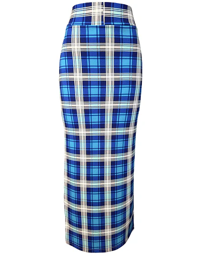 FALDA OCTAVIA TARTAN BLUE 