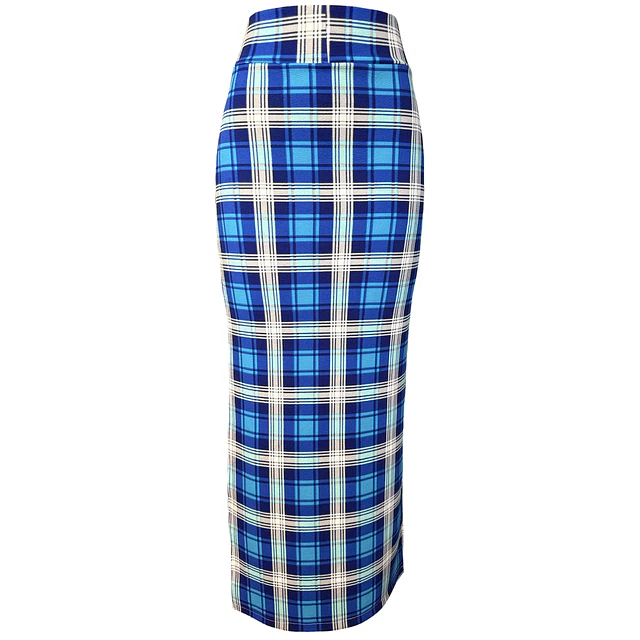 FALDA OCTAVIA TARTAN BLUE 