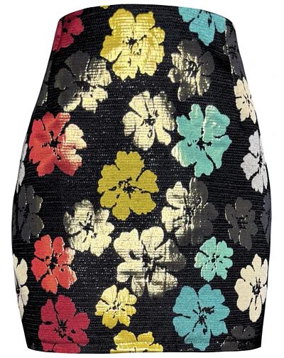 FALDA GALIA BROCATO NIGHT GARDEN 