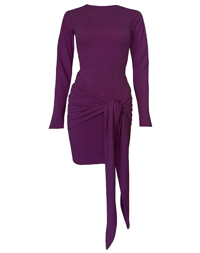 VESTIDO MARTINA BURDEO COLD
