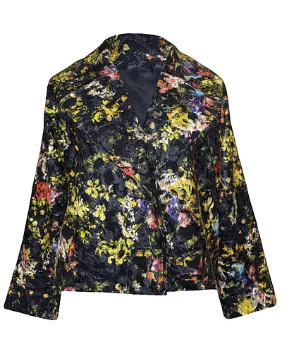 CHAQUETA ISADORA PAÑO YELLOW GARDEN