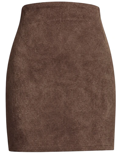 FALDA GRETA GAMUZA CAFÉ 