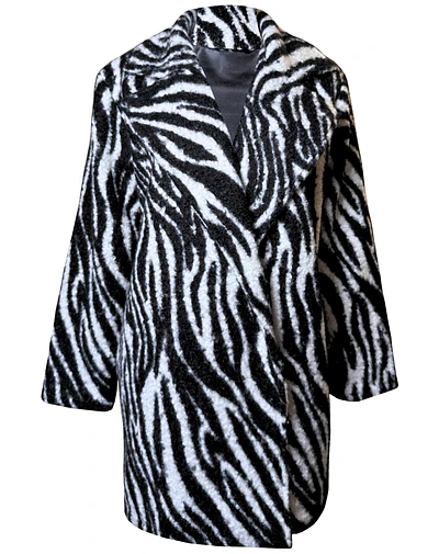 CHAQUETÓN KATARINA BOUCLE CEBRA 