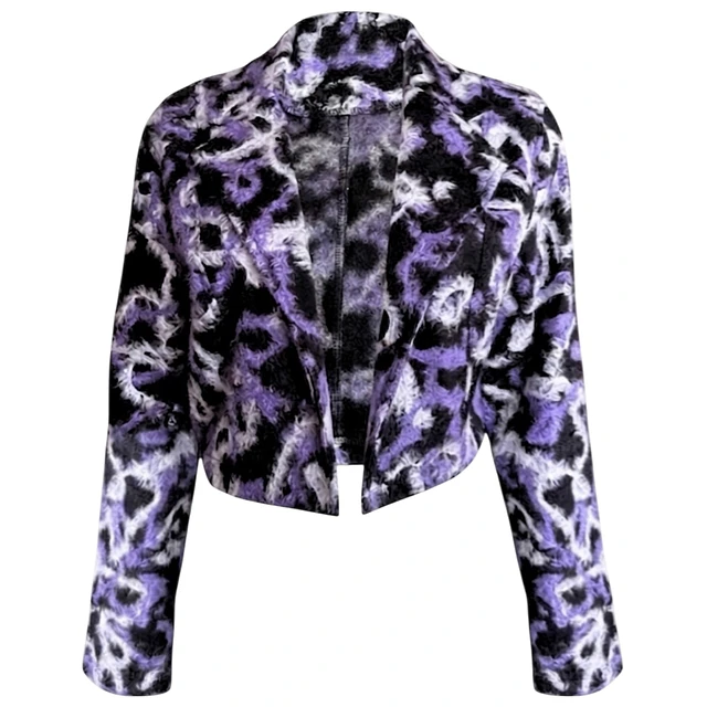 BLAZER JORDANIA PAÑO NEBULOSA LILA