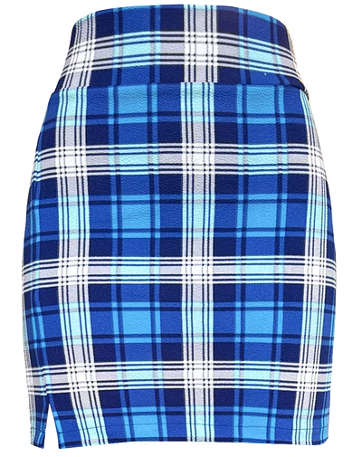 FALDA EMILIA TARTAN BLUE 