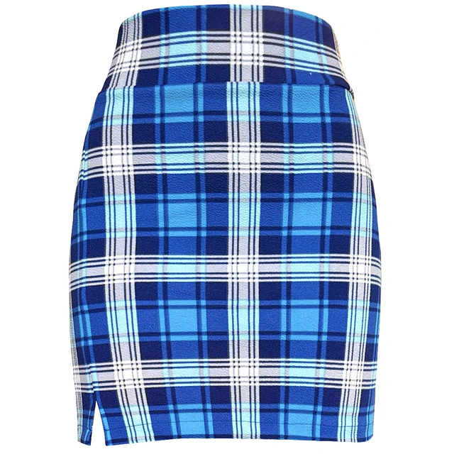 FALDA EMILIA TARTAN BLUE 