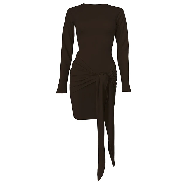VESTIDO MARTINA CAFE