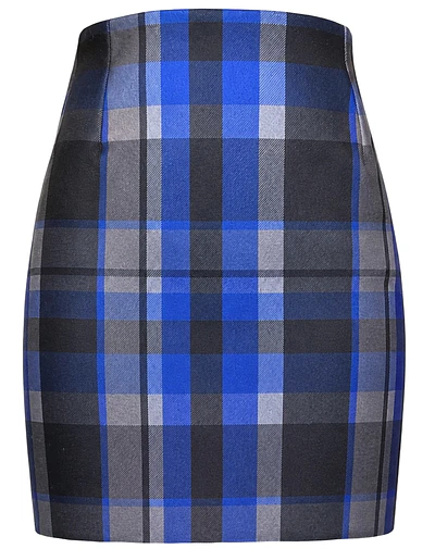 FALDA GRETA BRITANIA TARTAN AZUL