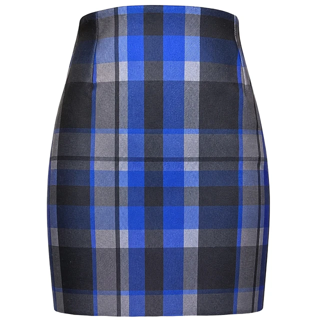 FALDA GRETA BRITANIA TARTAN AZUL