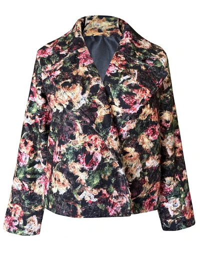 CHAQUETA ISADORA PAÑO PEACH GARDEN