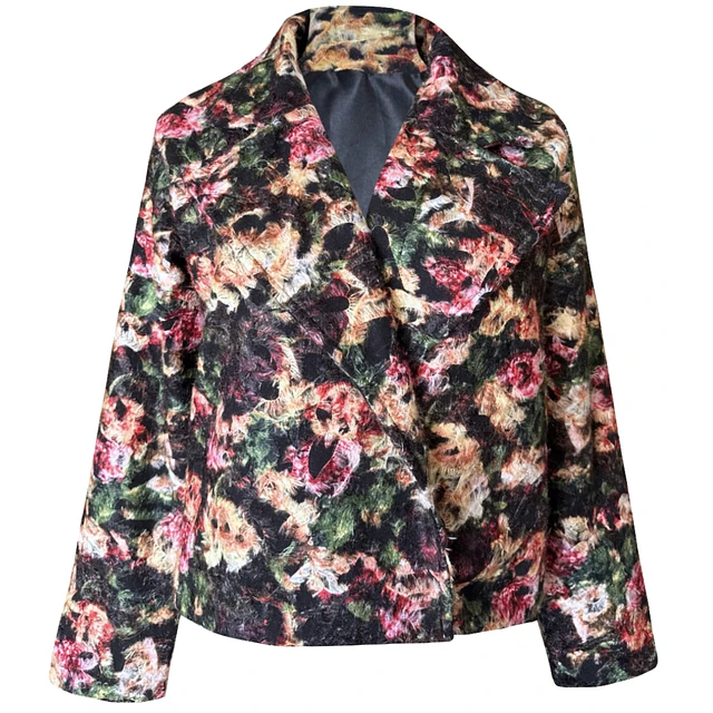 CHAQUETA ISADORA PAÑO PEACH GARDEN