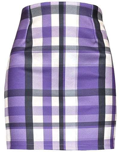 FALDA GRETA BRITANIA TARTAN LILA