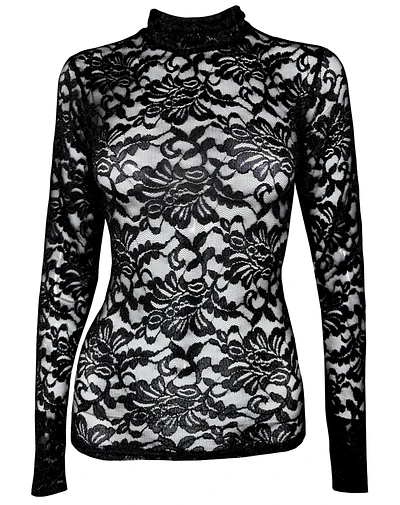 BEATLE AGUSTINA ENCAJE NEW BLACK 