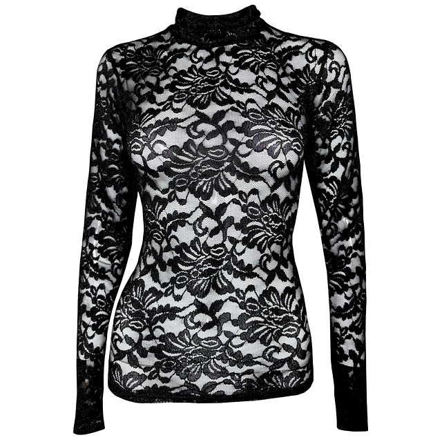 BEATLE AGUSTINA ENCAJE NEW BLACK 