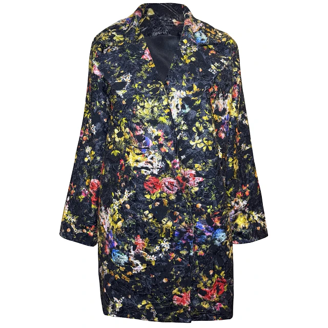 CHAQUETÓN KATARINA PAÑO YELLOW GARDEN