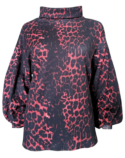 BEATLE OVERSIZED REBECA CANUTON ANIMAL RED 