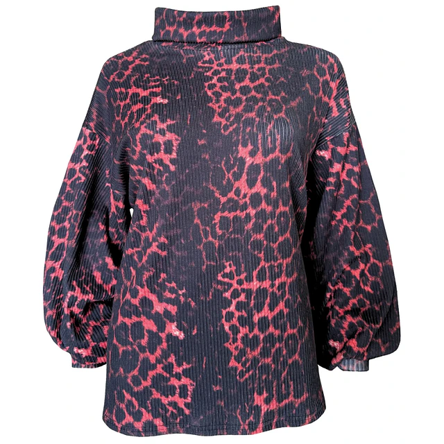 BEATLE OVERSIZED REBECA CANUTON ANIMAL RED 