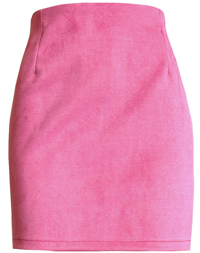 FALDA GRETA GAMUZA PINK 