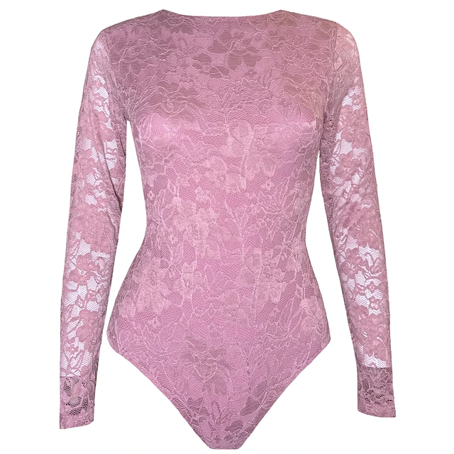 BODY VERONA ENCAJE PALO ROSA