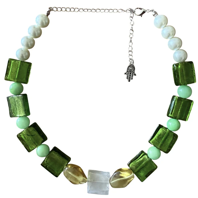 COLLAR ALONDRA VERDE
