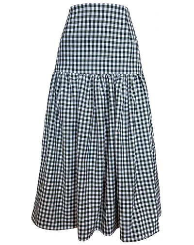 FALDA BRIGITTE VICHY VERDE OSCURO
