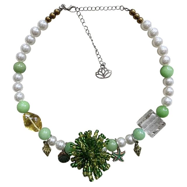 COLLAR IGEL MIX VERDE 