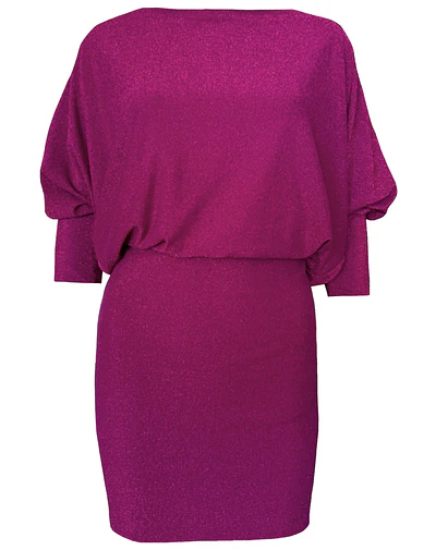 VESTIDO TEODORA MAGENTA GLOW 