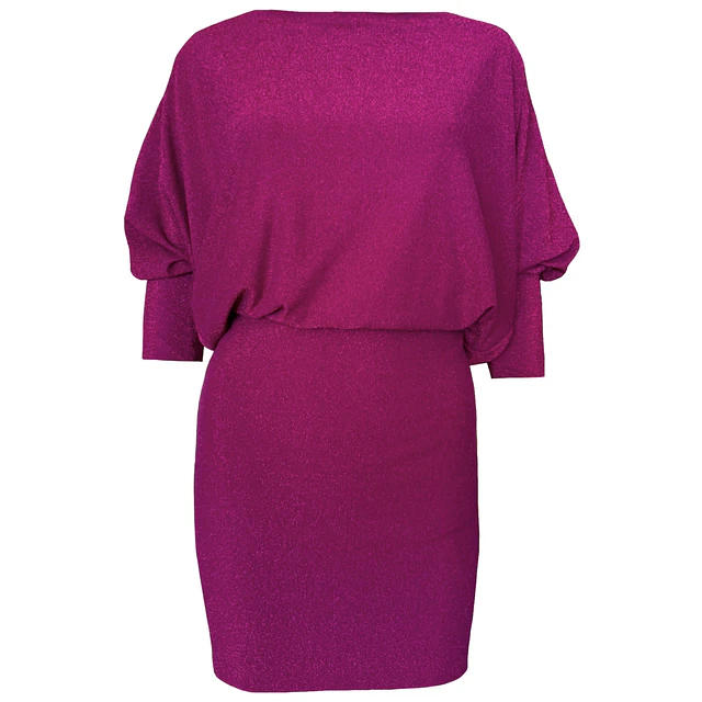 VESTIDO TEODORA MAGENTA GLOW 