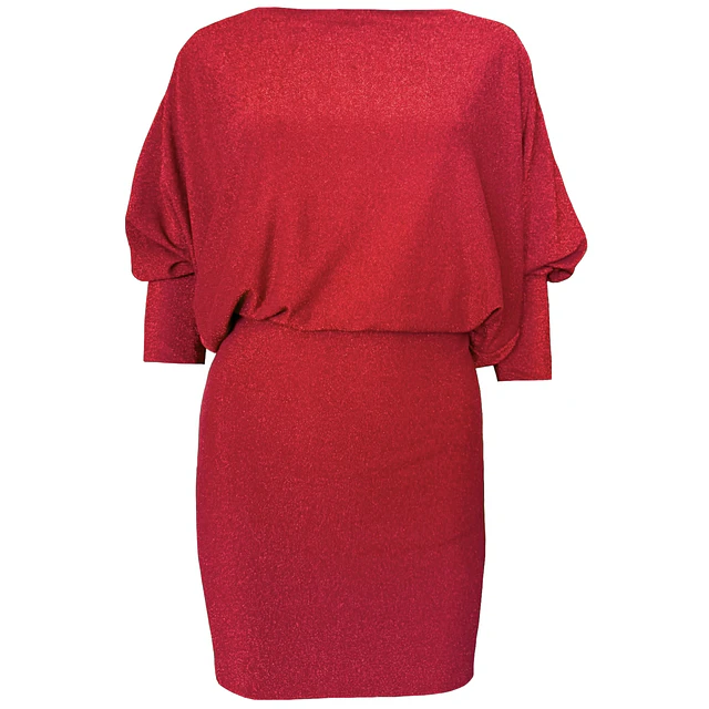 VESTIDO TEODORA ROJO GLOW
